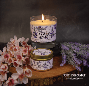 Lavender Blossom Soy Wax Candle 11 oz. - Southern Candle Studio