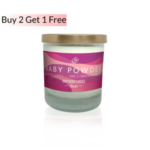 Baby Powder Soy Wax Candle 11 oz. - Southern Candle Studio