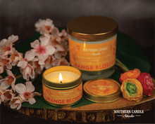 Load image into Gallery viewer, Orange Blossom Soy Wax Candle 11 oz. - Southern Candle Studio