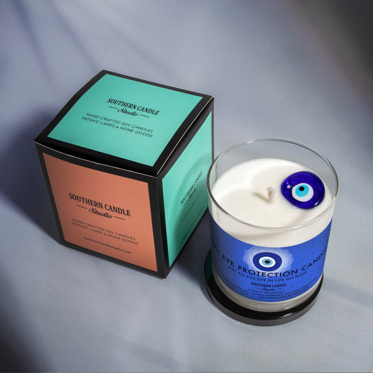 Evil Eye Protection Soy Lotion Candle - Southern Candle Studio