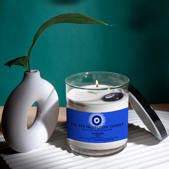 Evil Eye Protection Soy Lotion Candle - Southern Candle Studio