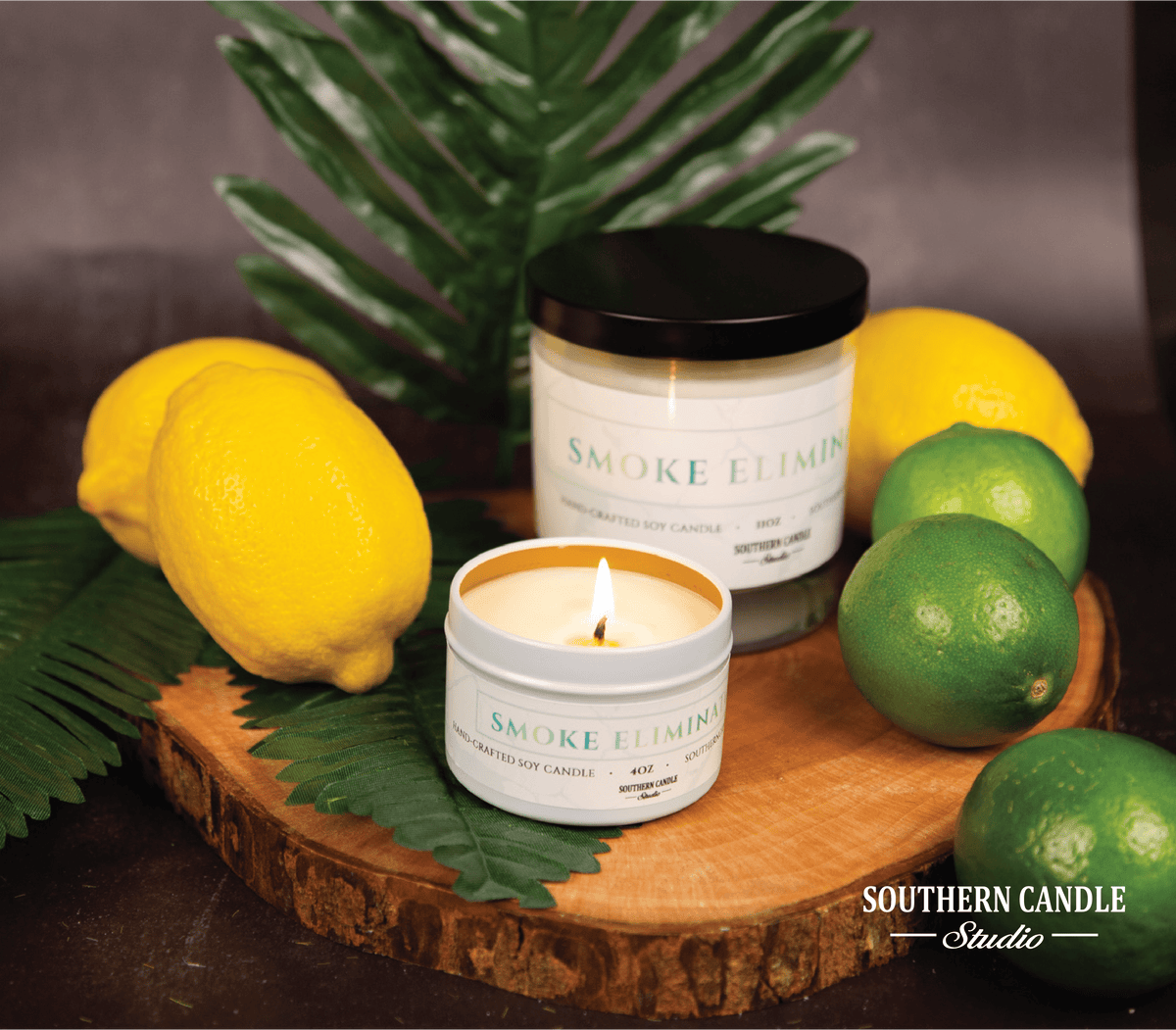 Smoke Eliminator Soy Wax Candle 11 oz. Southern Candle Studio