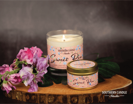 Sweet Pea Soy Wax Candle 4 oz. - Southern Candle Studio