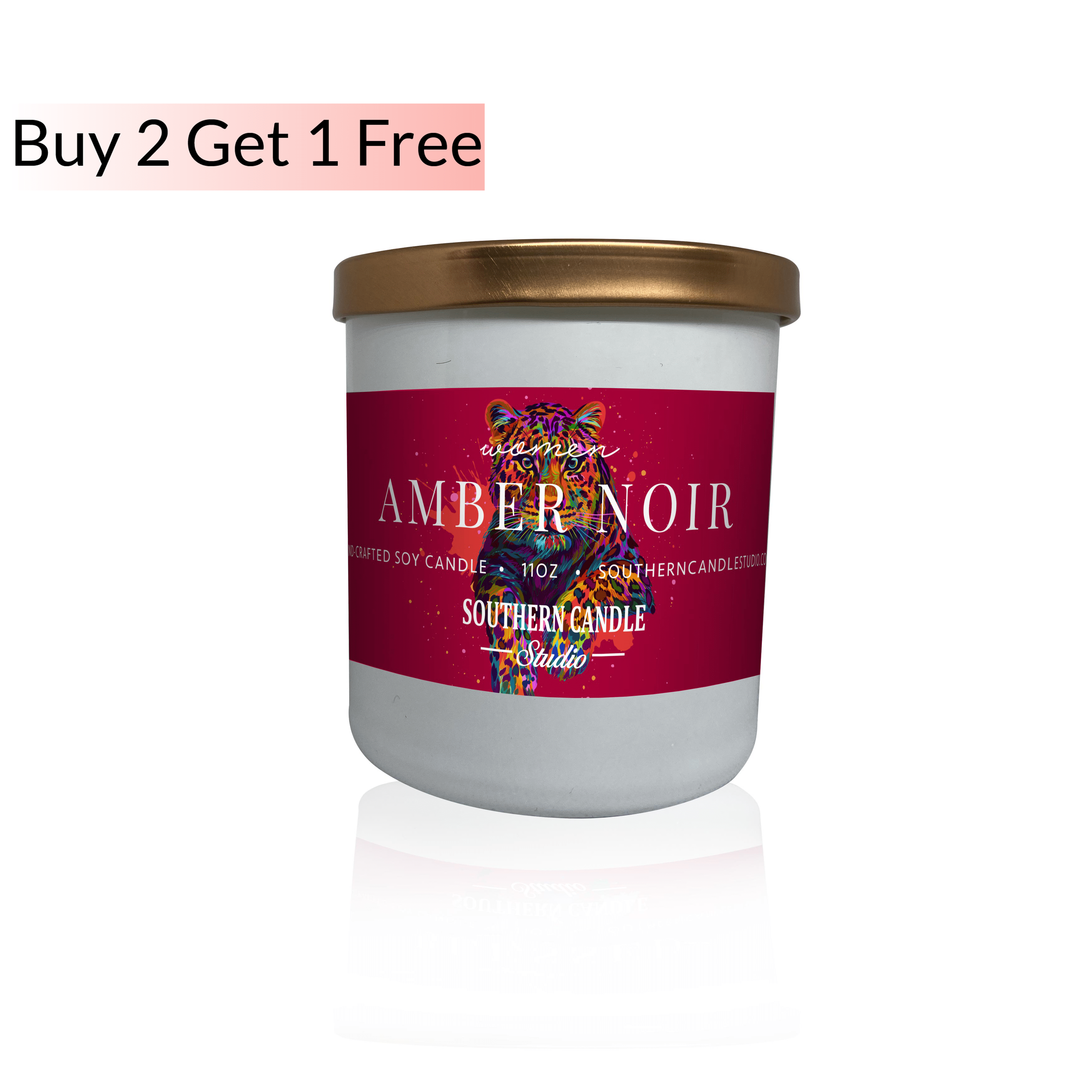 Amber Noir Soy Wax Candle 11 oz. - Southern Candle Studio