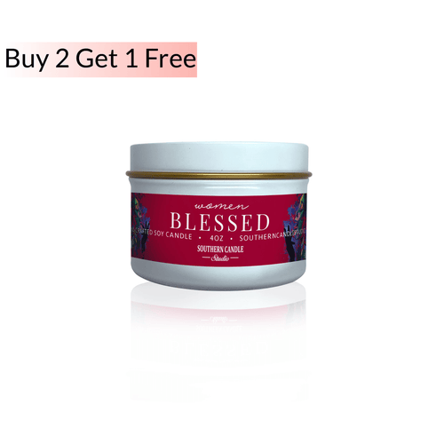 Blessed Soy Wax Candle 4 oz. - Southern Candle Studio