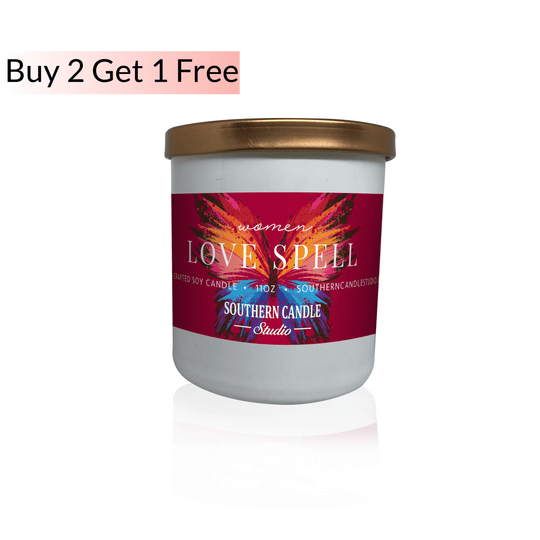 Love Spell Soy Wax Candle 11 oz. - Southern Candle Studio