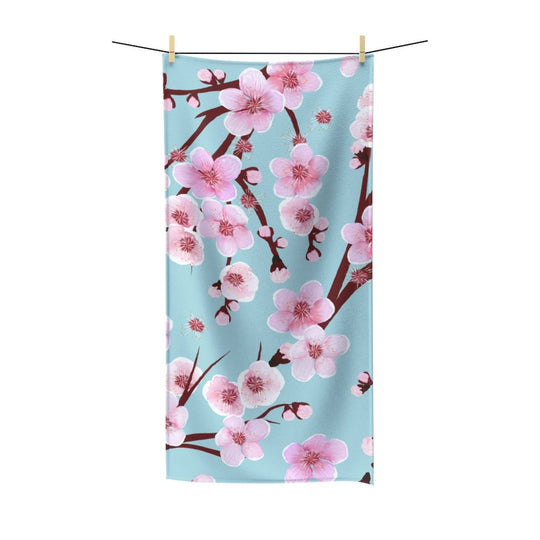 Japanese Cherry Blossom Polycotton Towel - Southern Candle Studio