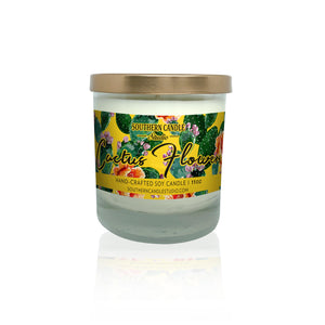 Cactus Flowers Soy Wax Candle 11 oz. - Southern Candle Studio
