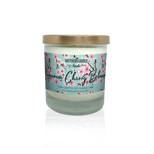 Japanese Cherry Blossom Soy Wax Candle 11 oz. - Southern Candle Studio