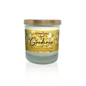 Gardenia Soy Wax Candle 11 oz. - Southern Candle Studio