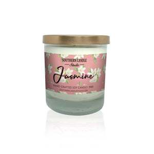 Jasmine Soy Wax Candle 11 oz. - Southern Candle Studio
