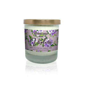 Violets Soy Wax Candle 11 oz. - Southern Candle Studio