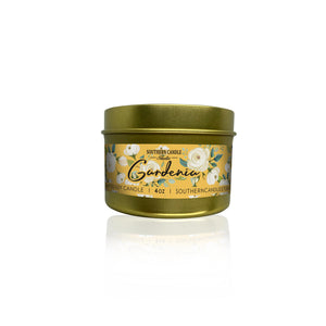 Gardenia Soy Wax Candle 4 oz. - Southern Candle Studio