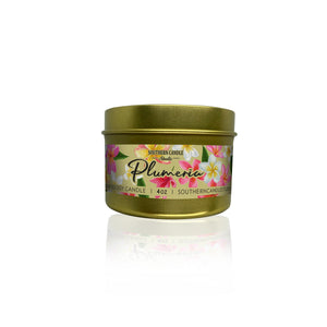 Plumeria Soy Wax Candle 4 oz. - Southern Candle Studio