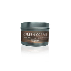 Fresh Coffee Soy Wax Candle 4 oz. - Southern Candle Studio
