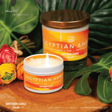 Load image into Gallery viewer, Egyptian Amber Soy Wax Candle 4 oz. - Southern Candle Studio