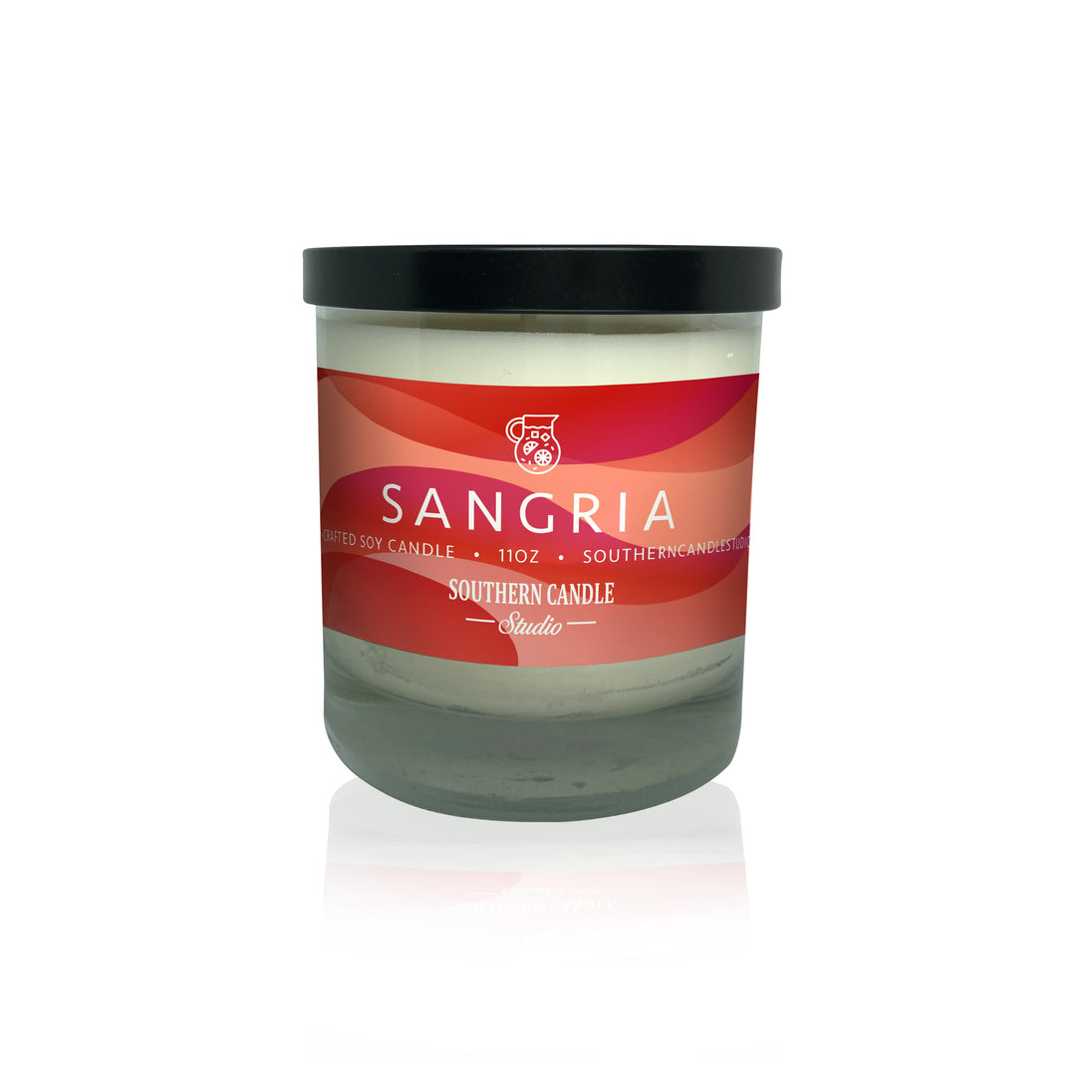 Sangria Soy Wax Candle 11 oz. - Southern Candle Studio