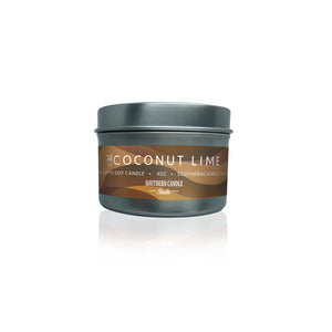 Coconut Lime 4 Soy Wax Candle oz. - Southern Candle Studio