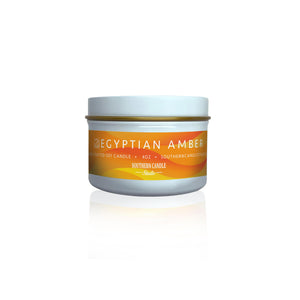 Egyptian Amber Soy Wax Candle 4 oz. - Southern Candle Studio