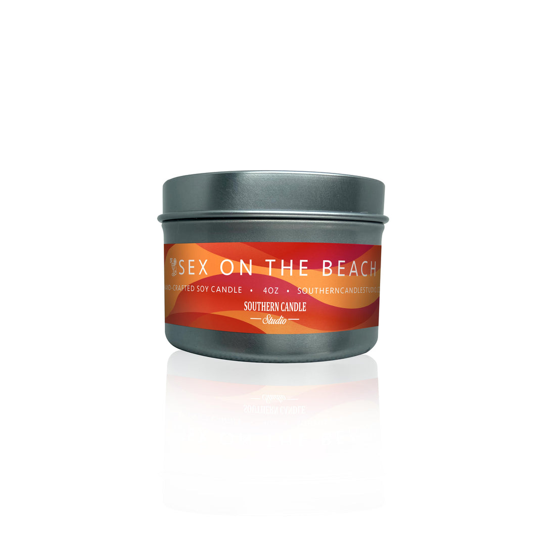 Sex On The Beach Soy Wax Candle 4 oz. - Southern Candle Studio