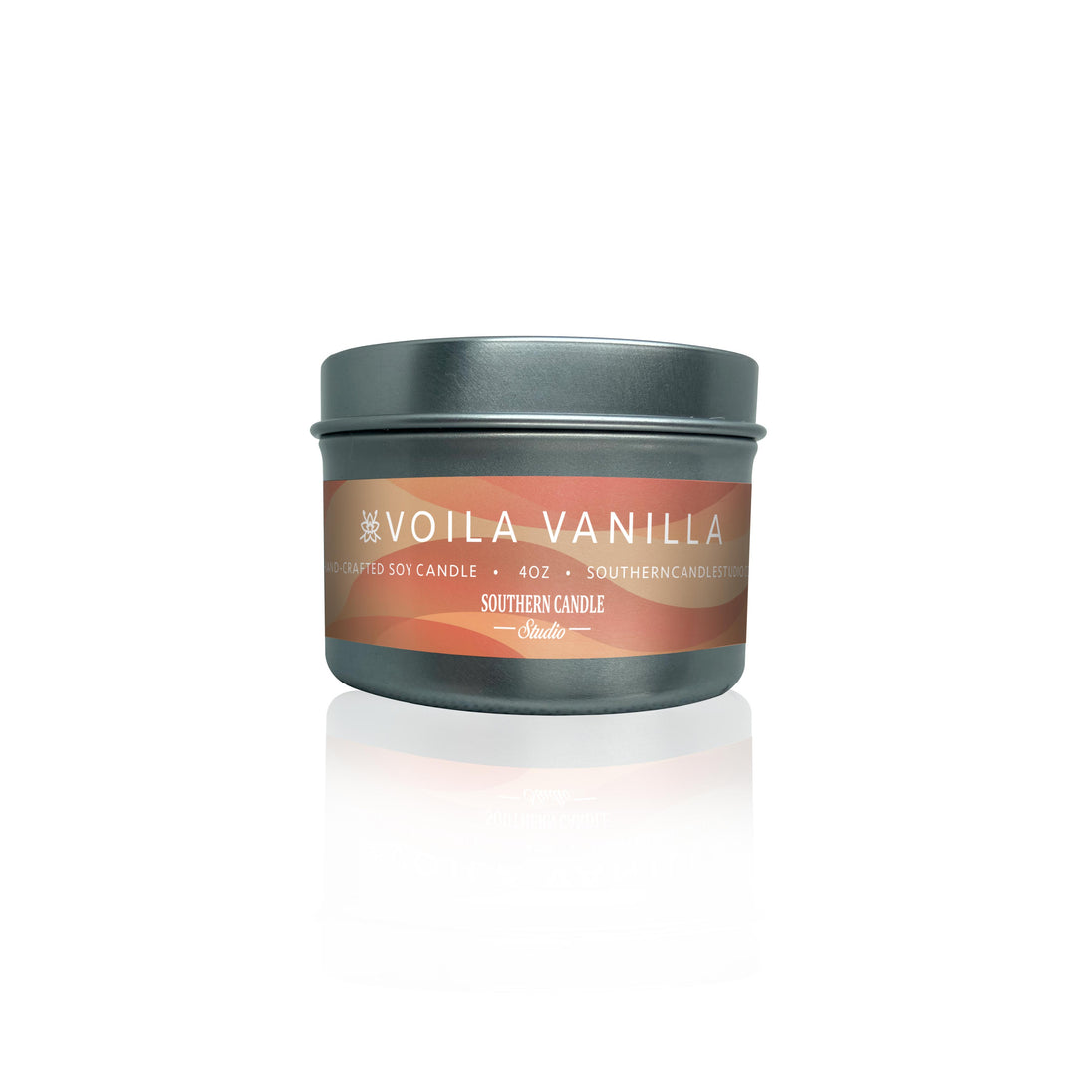 Voila Vanilla Soy Wax Candle 4 oz. - Southern Candle Studio