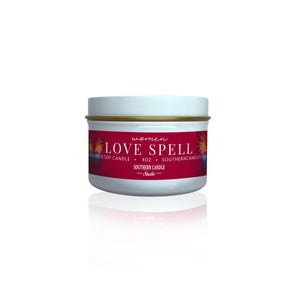 Love Spell Soy Wax Candle 4 oz. - Southern Candle Studio